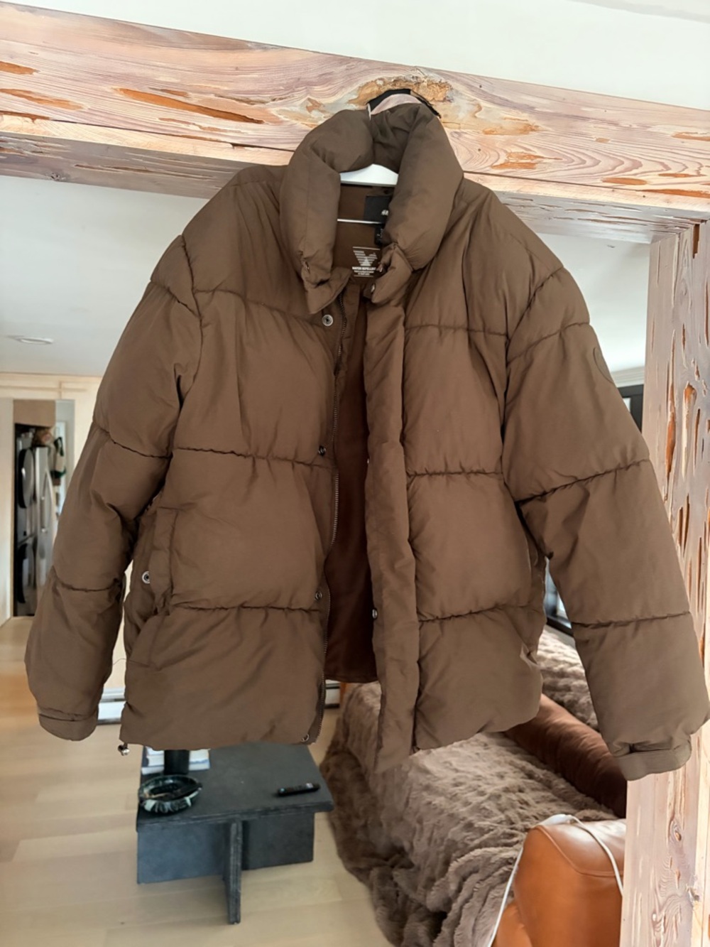 H&M medium Brown Puffer Jacket